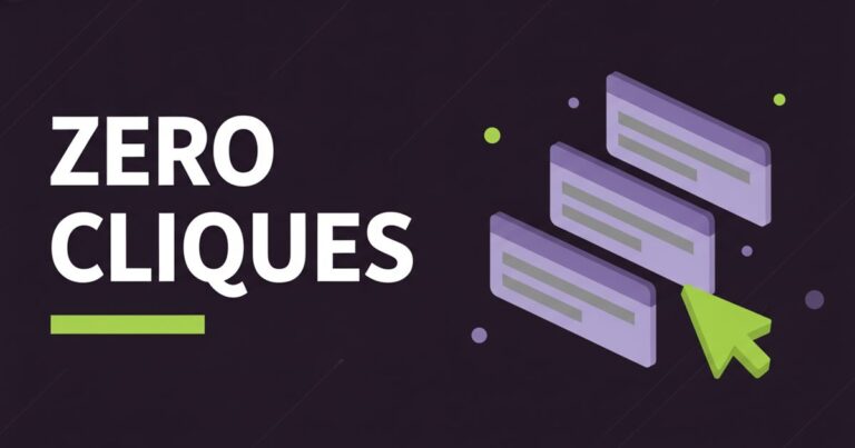 Ilustração de resultados de pesquisa do Google ignorados por um cursor, representando páginas que aparecem sem receber cliques