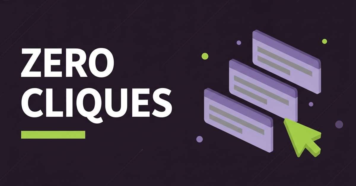 Ilustração de resultados de pesquisa do Google ignorados por um cursor, representando páginas que aparecem sem receber cliques