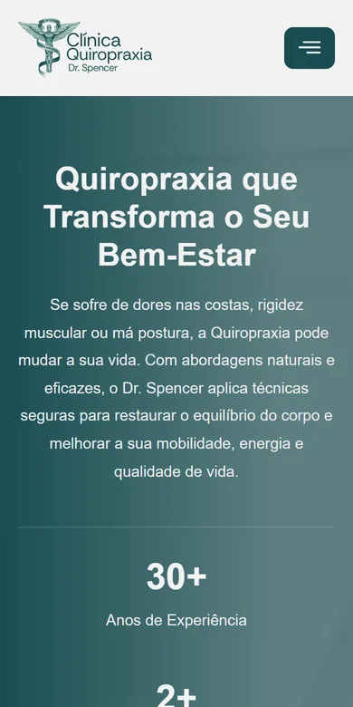 O mesmo site num telemóvel